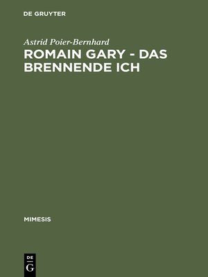 cover image of Romain Gary – Das brennende Ich